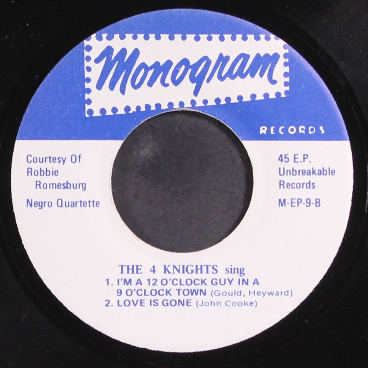 sugar foot rag + 3 by 4 KNIGHTS