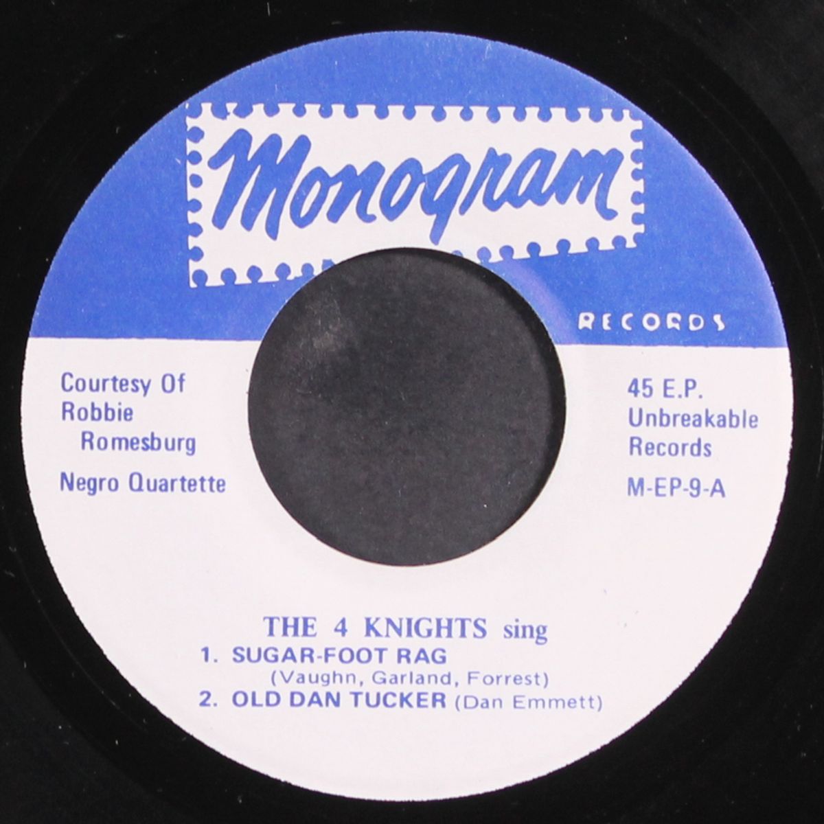 sugar foot rag + 3 by 4 KNIGHTS