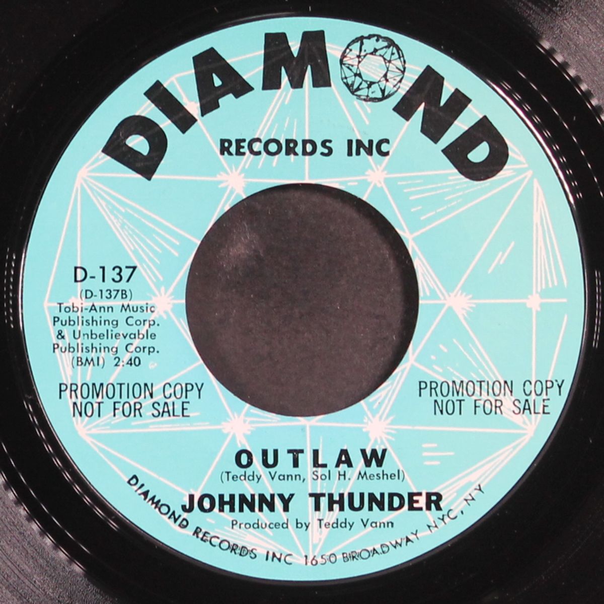 jailer, bring me water / outlaw by JOHNNY THUNDER