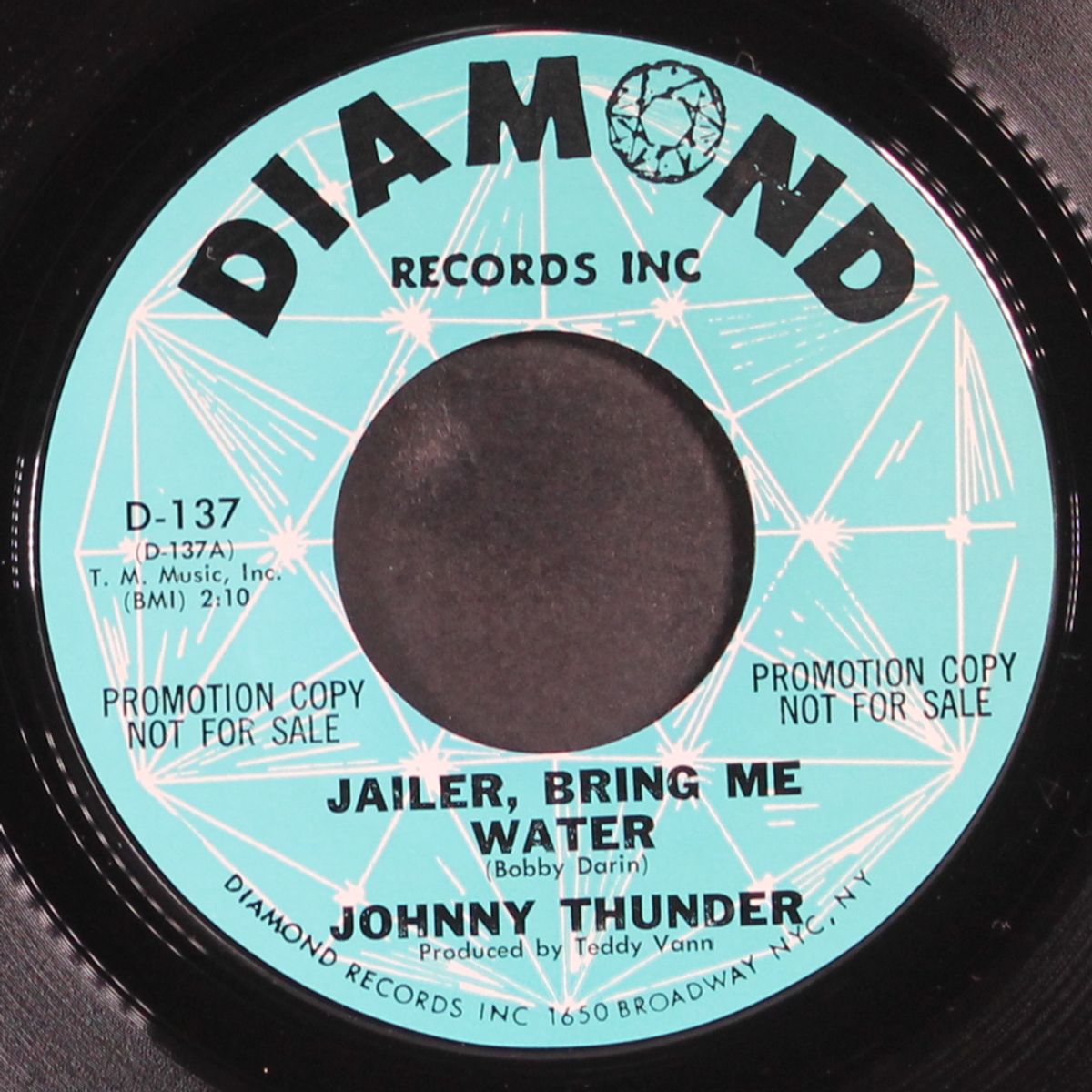 jailer, bring me water / outlaw by JOHNNY THUNDER