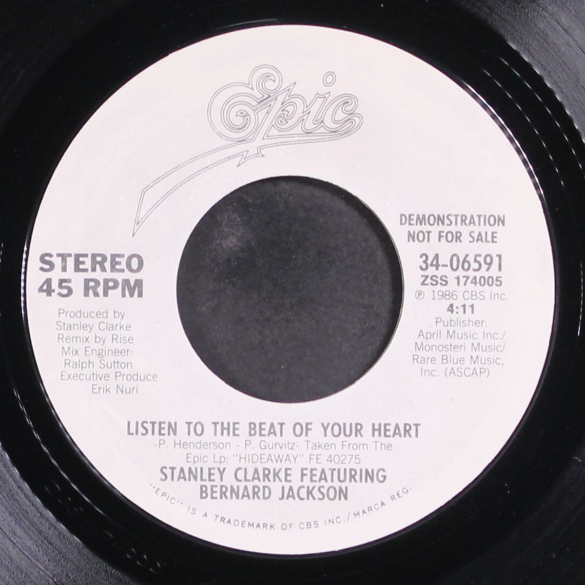 listen to the beat of your heart / where do we go by STANLEY CLARKE