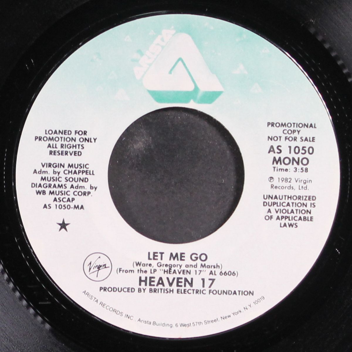 let me go by HEAVEN 17