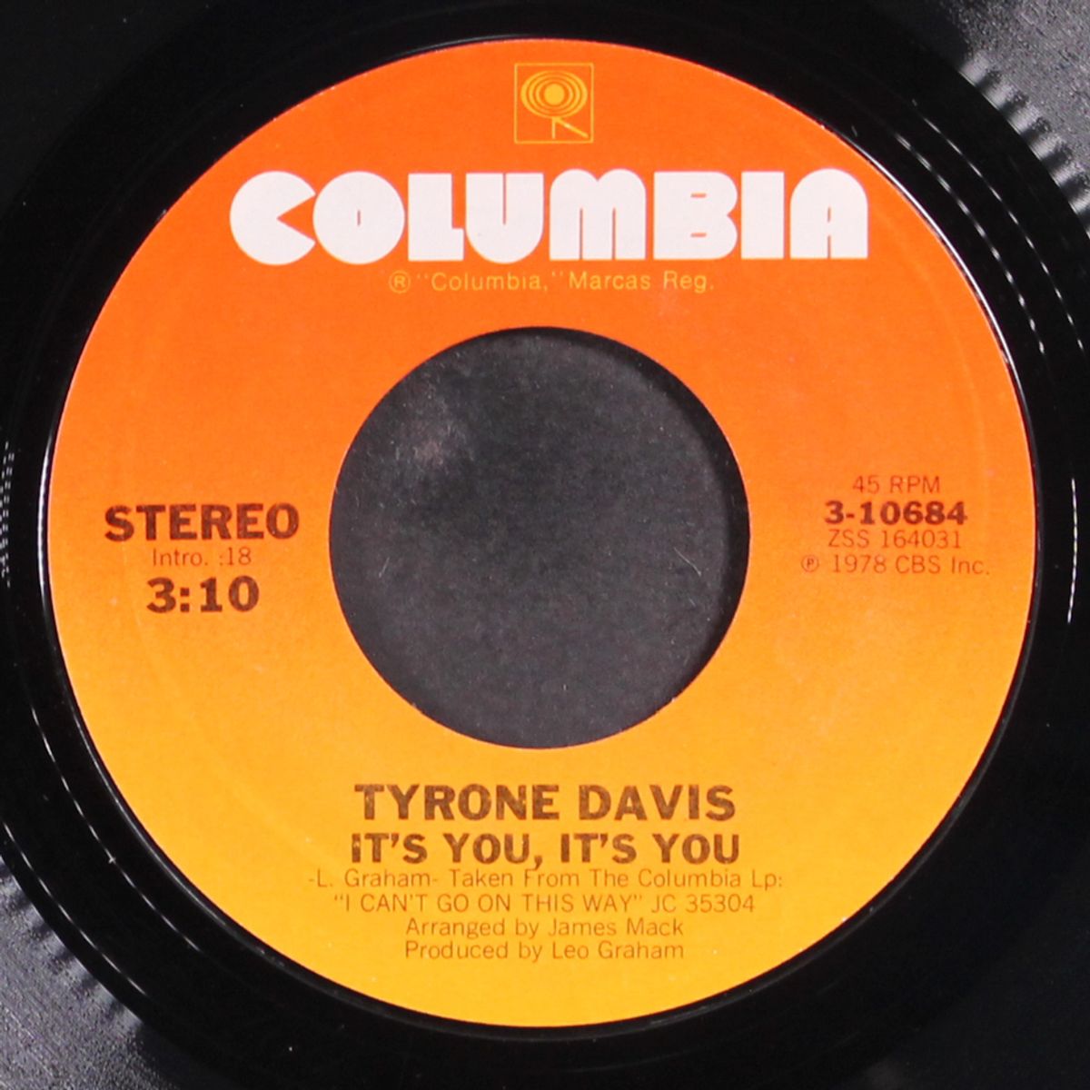 get on up (disco) / it's you , it's you by TYRONE DAVIS