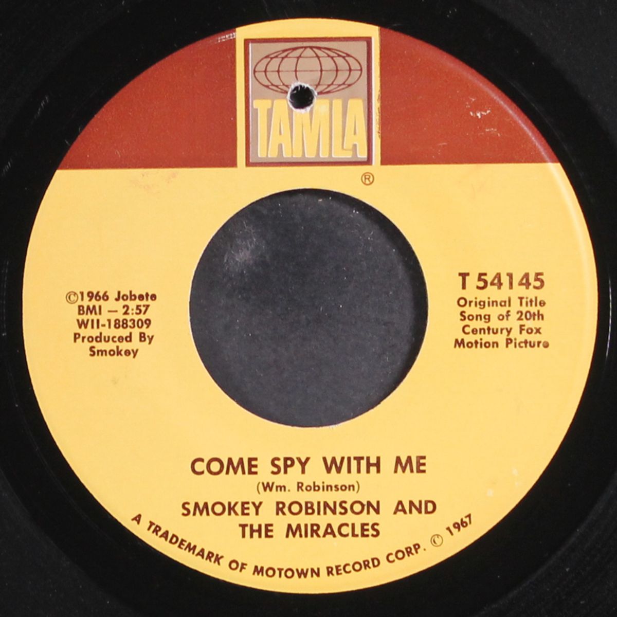 the love i saw in you was a mirage / come spy with me by SMOKEY ROBINSON & MIRACLES