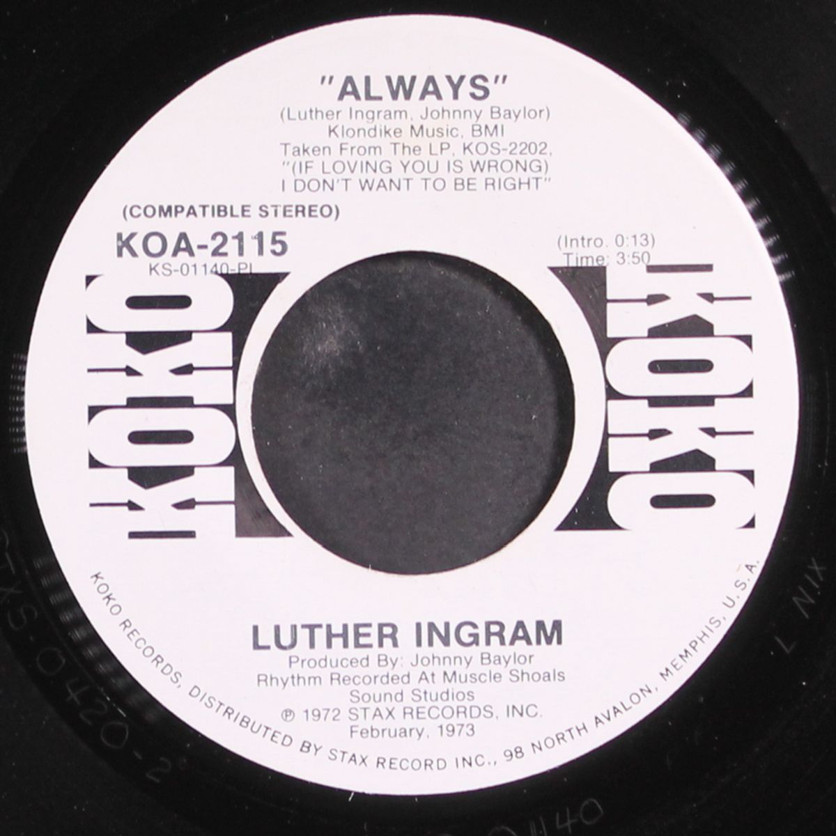 always / mono by LUTHER INGRAM