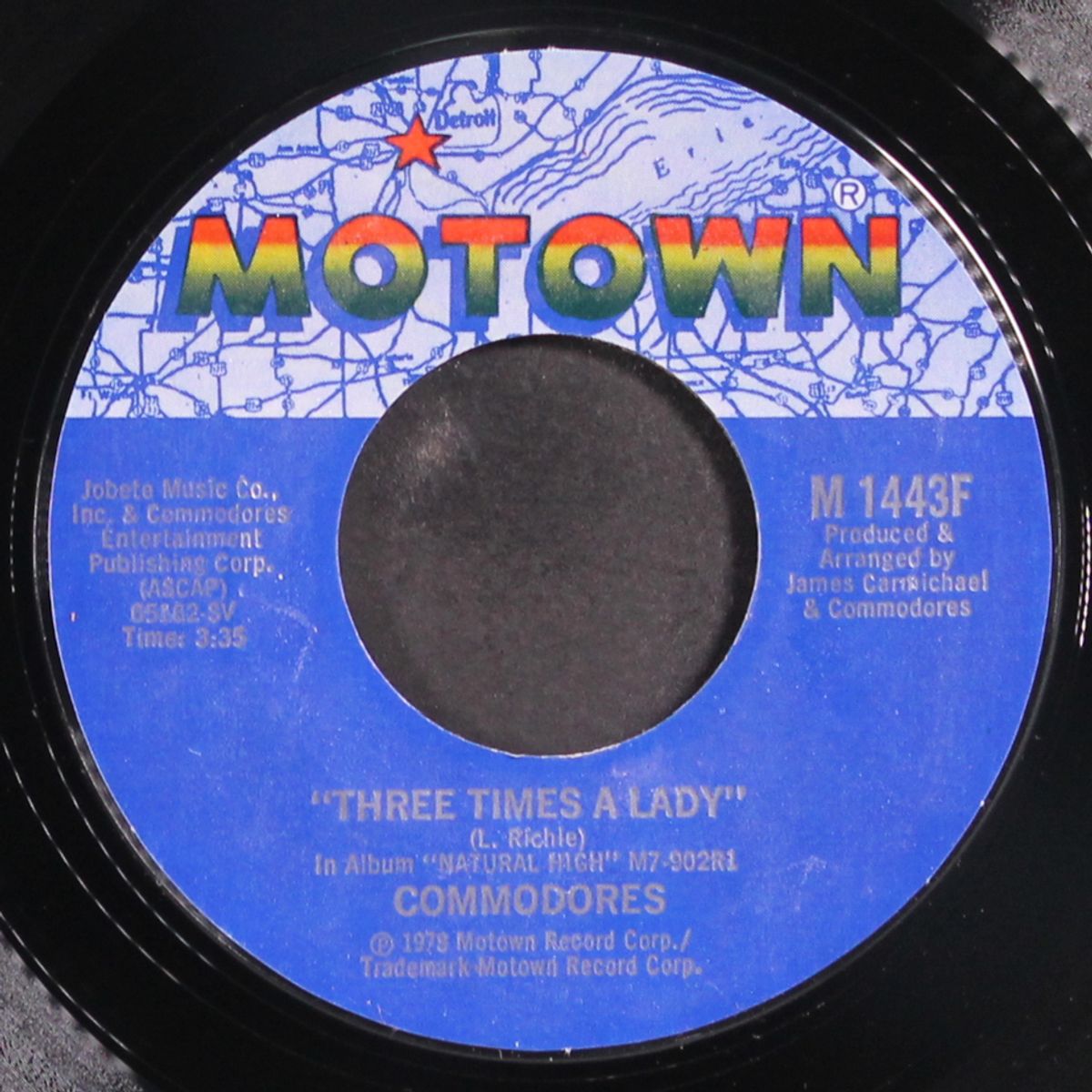 three times a lady / look what you've done to me by COMMODORES