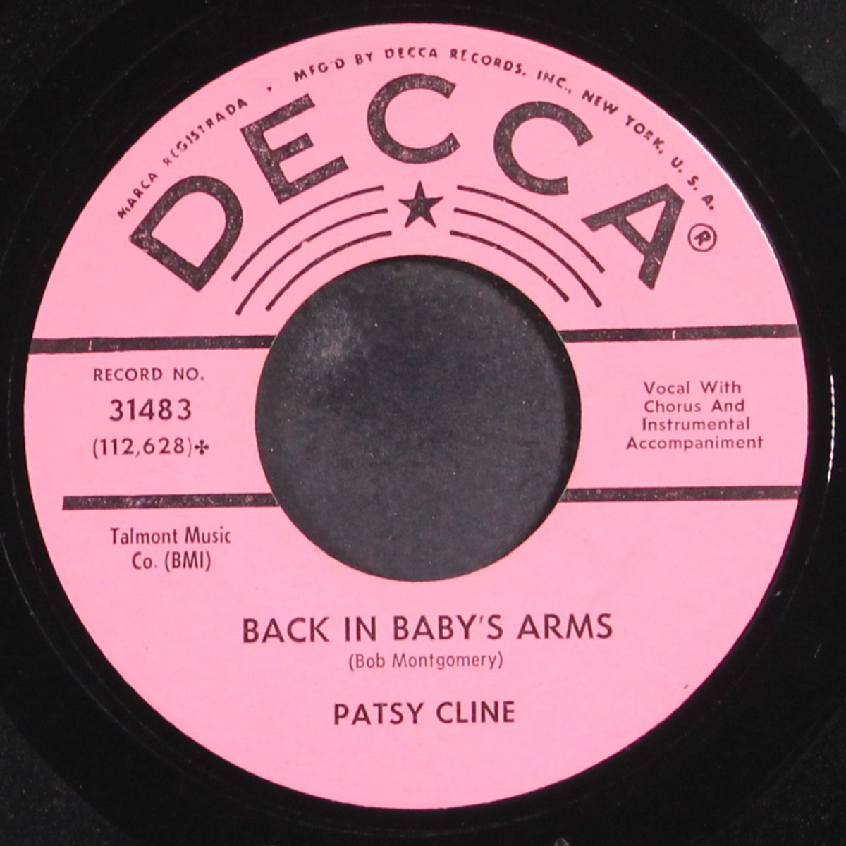 sweet dreams / back in baby's arms by PATSY CLINE