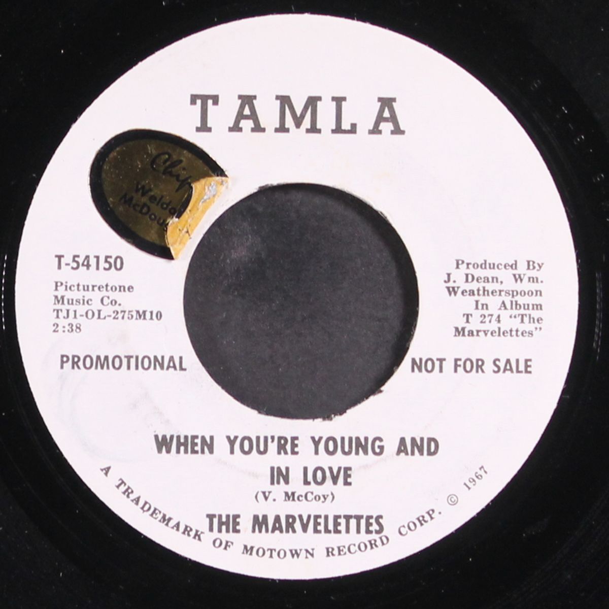 when you're young and in love by MARVELETTES