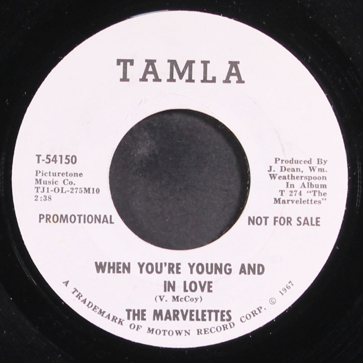 when you're young and in love by MARVELETTES