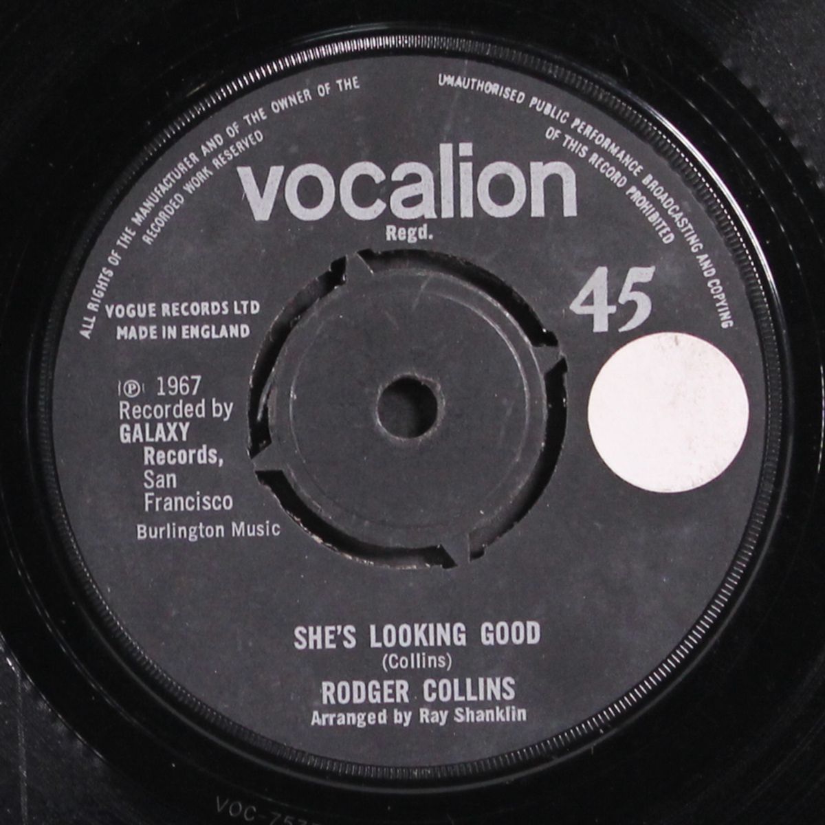 she's looking good by RODGER COLLINS