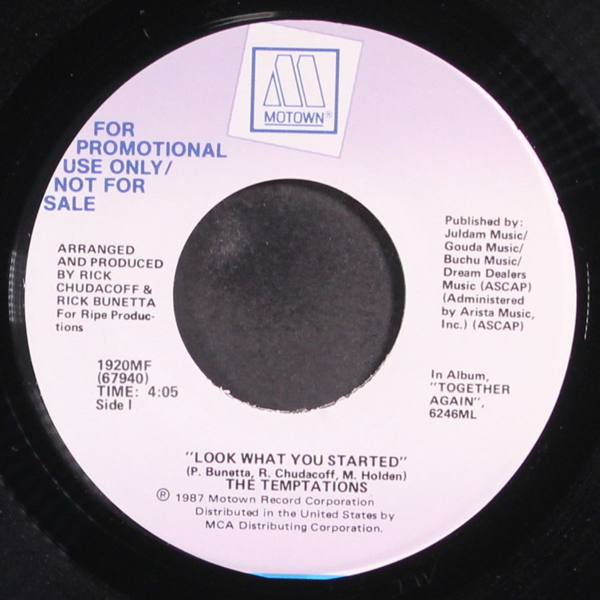look what you started by TEMPTATIONS
