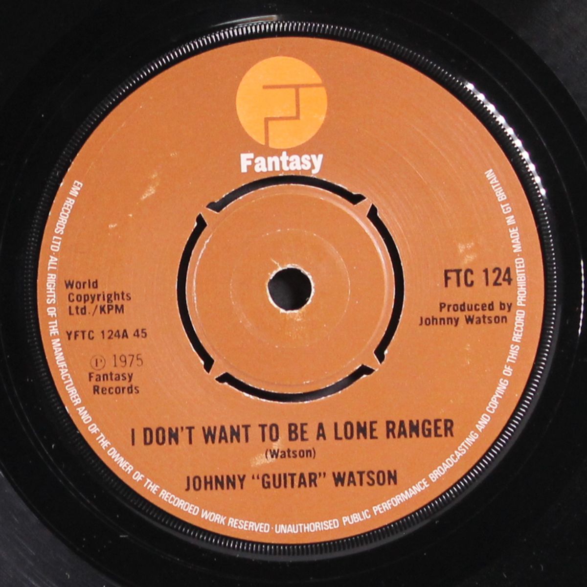 i don't want to be a lone ranger by JOHNNY "GUITAR" WATSON