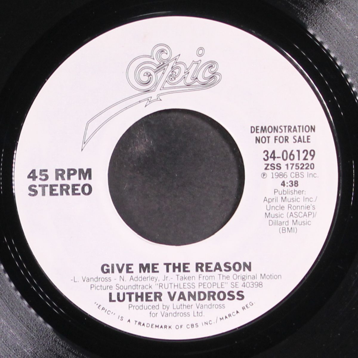 give me the reason by LUTHER VANDROSS