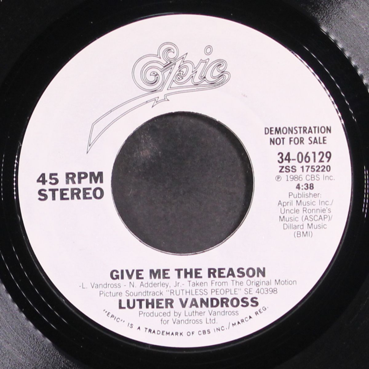 give me the reason by LUTHER VANDROSS
