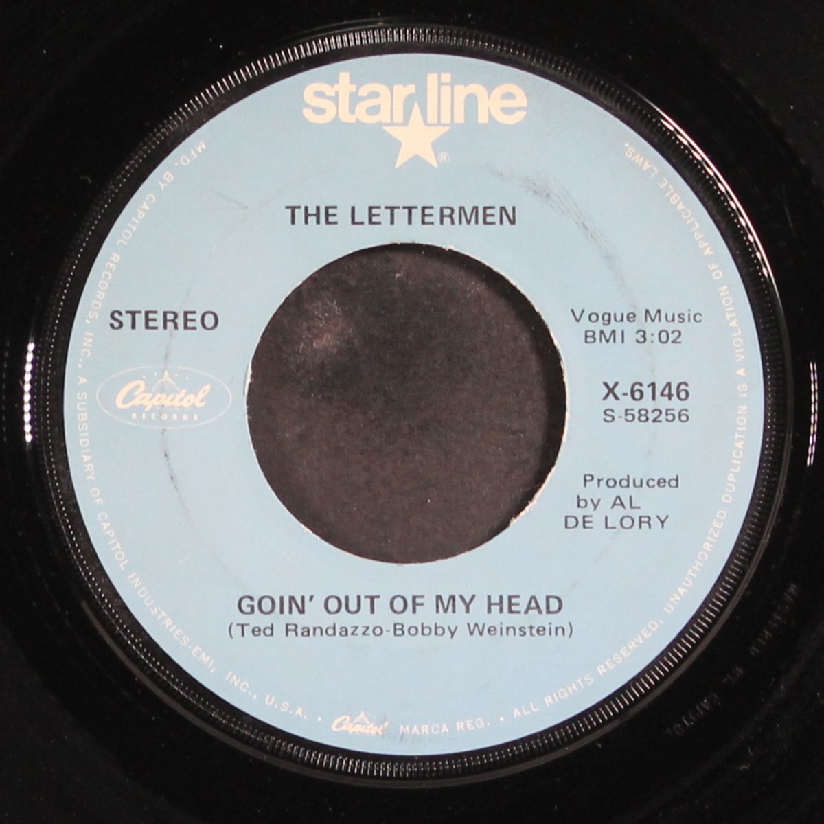 goin' out of my head by LETTERMEN