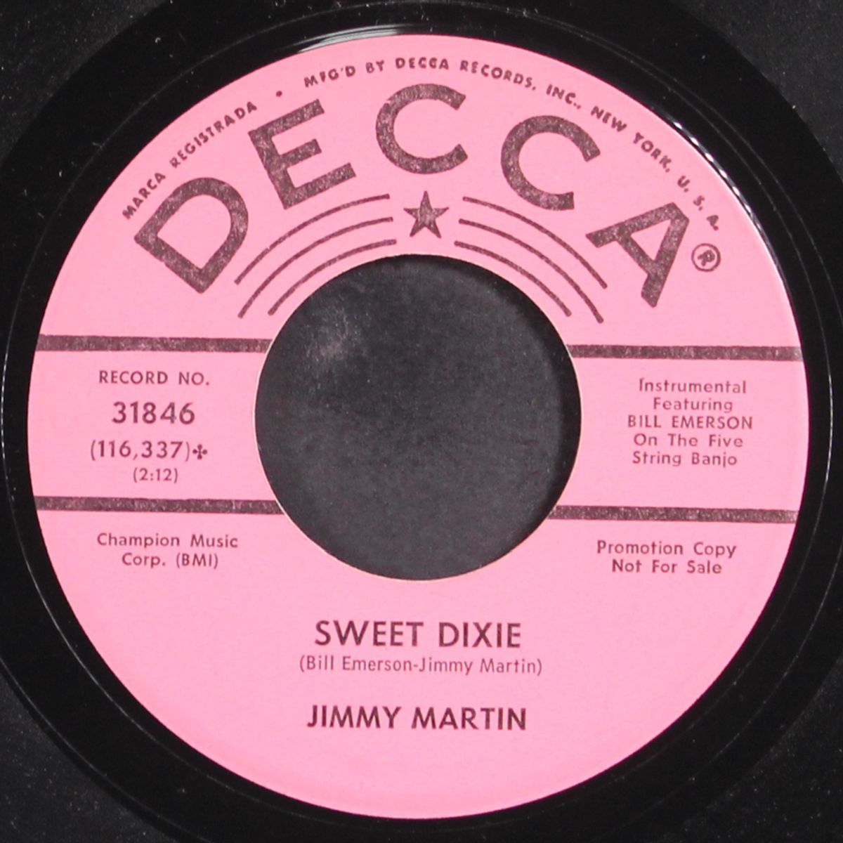 the last song by JIMMY MARTIN