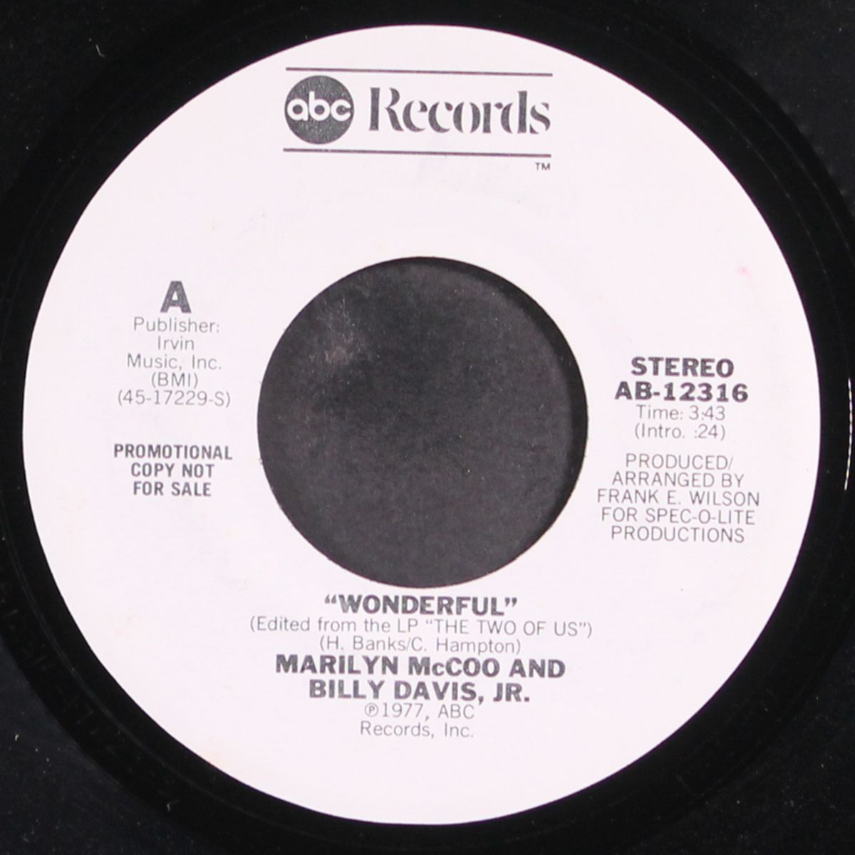 wonderful by MARILYN MCCOO & BILLY DAVIS JR.