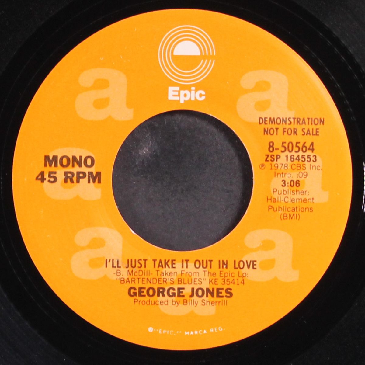i'll just stake it out in love by GEORGE JONES