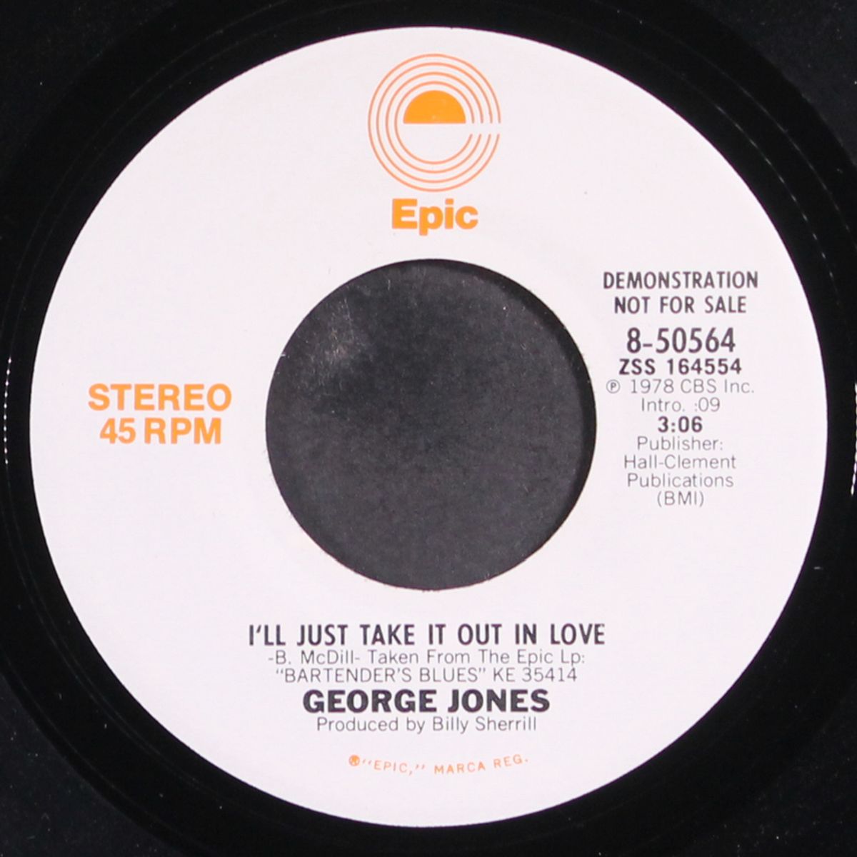 i'll just stake it out in love by GEORGE JONES