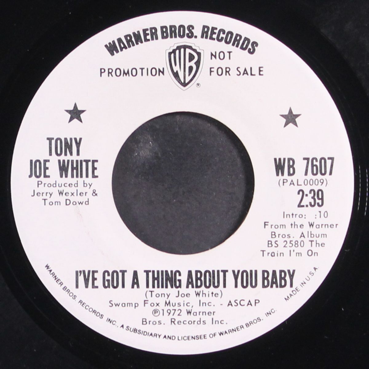 i've got a thing about you baby by TONY JOE WHITE