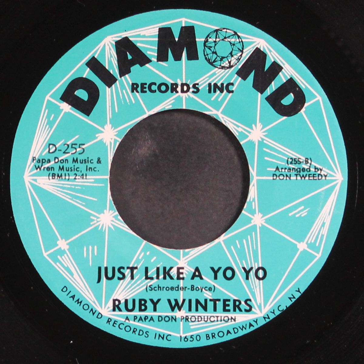 just like a yo yo / i don't want to cry by RUBY WINTERS