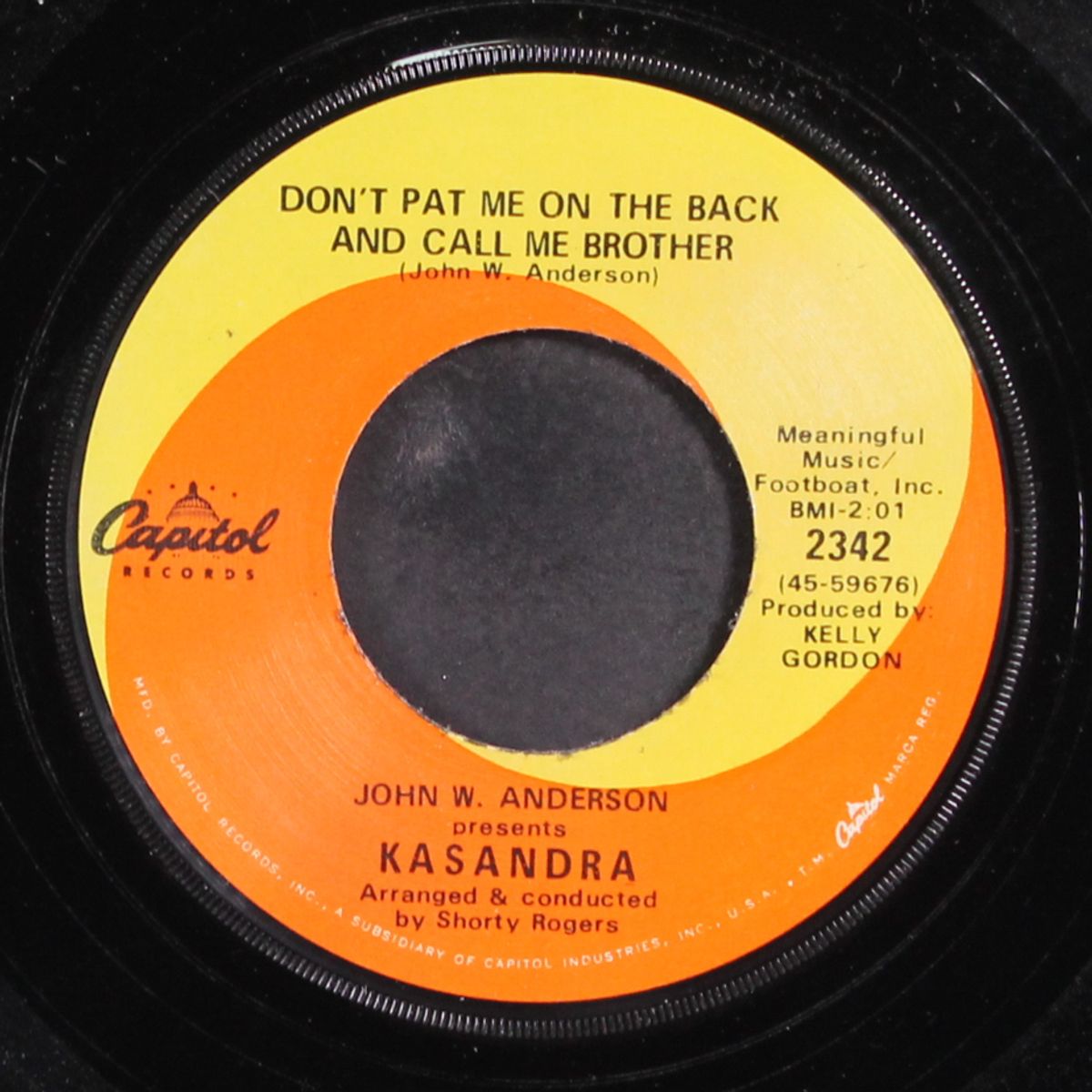 just look in my face / don't pat me on the back and call me brother by KASANDRA