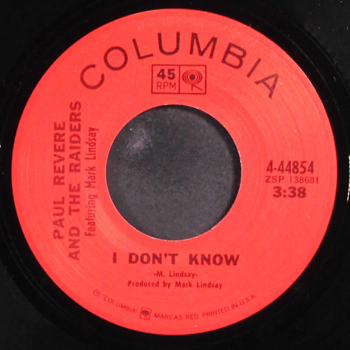 let me / i don't know by PAUL REVERE & RAIDERS