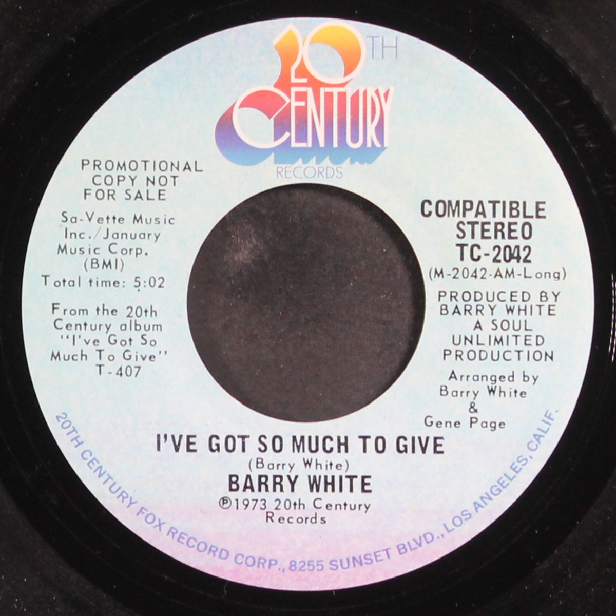 i've go so much to give / mono by BARRY WHITE