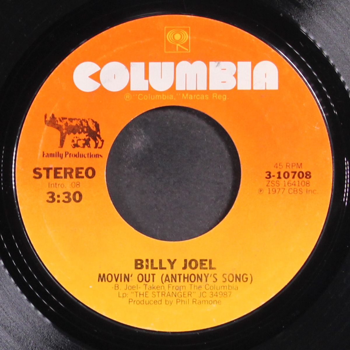 movin' out ( anthonys song) / everybody has a dream by BILLY JOEL