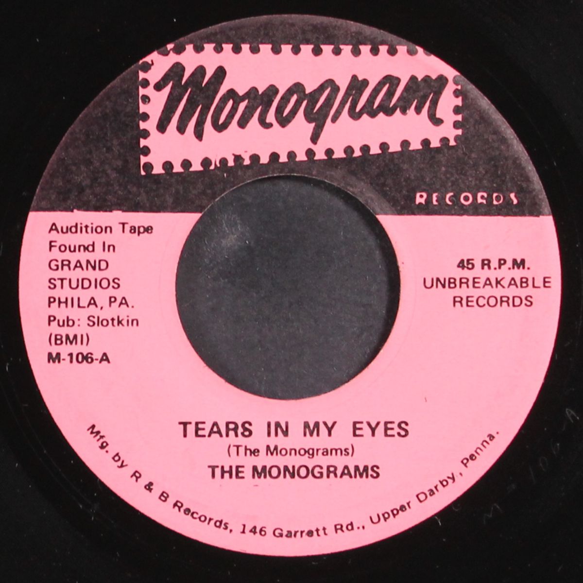 tears in my eyes / dear one (please come back home) by MONOGRAMS