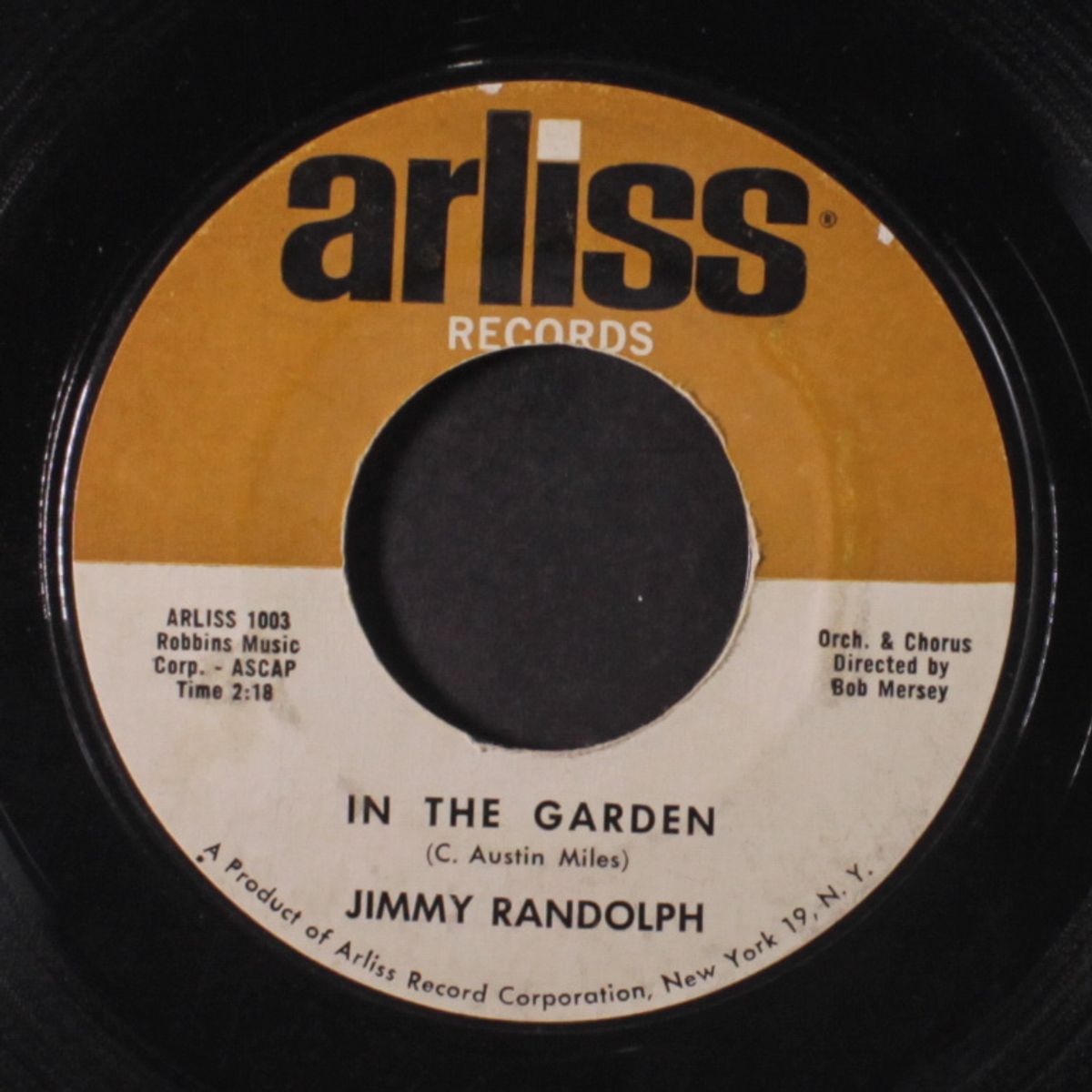 in the garden / gonna sit and cry by JIMMY RANDOLPH
