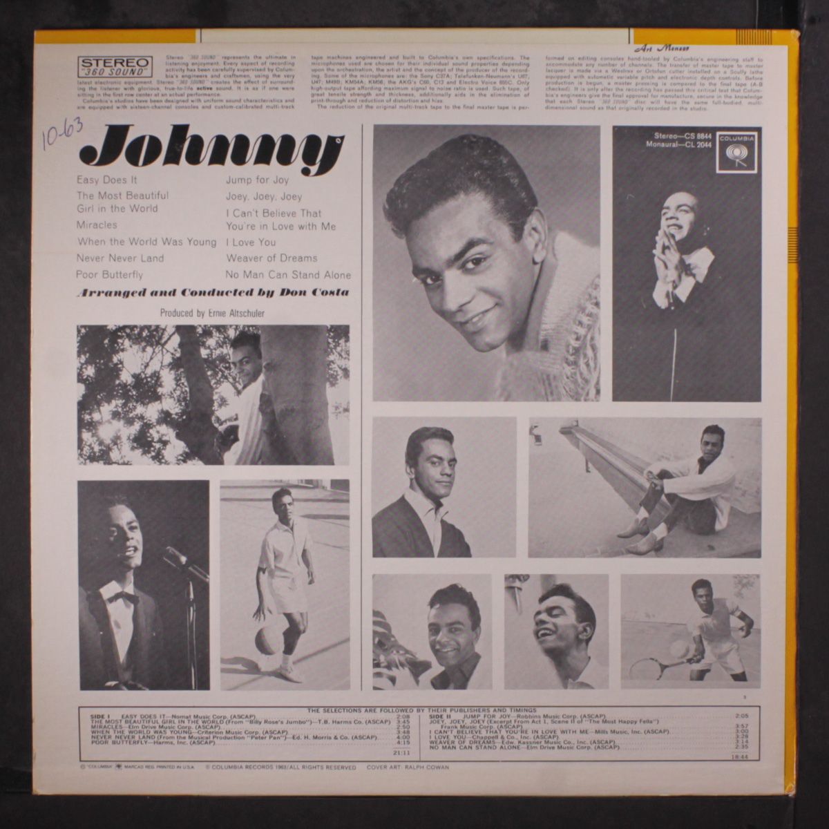 johnny by JOHNNY MATHIS