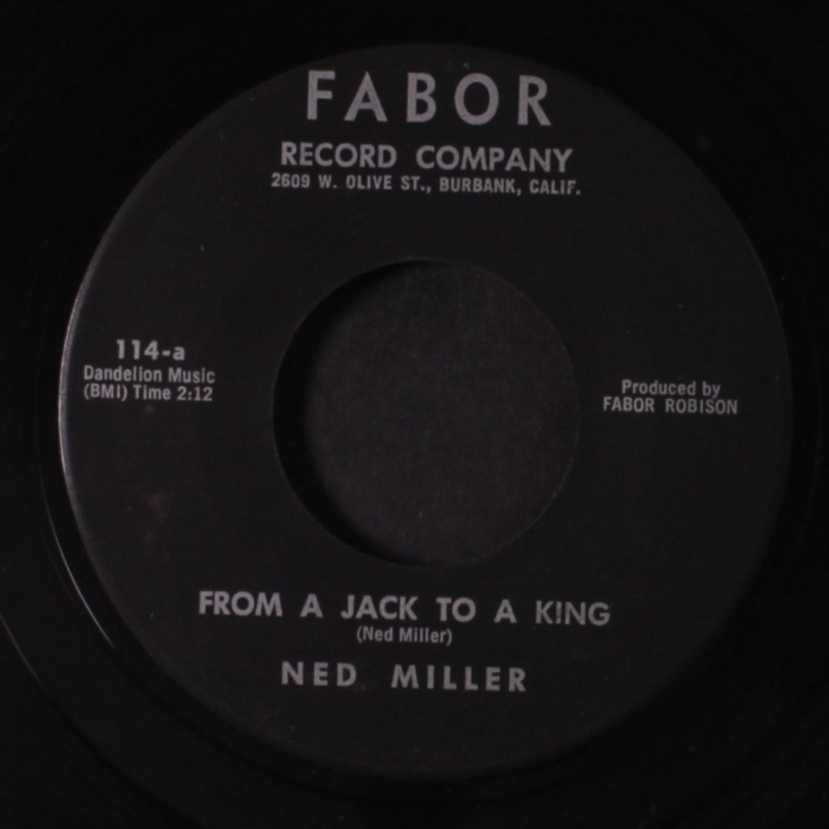 from a jack to a king / parade of broken hearts by NED MILLER