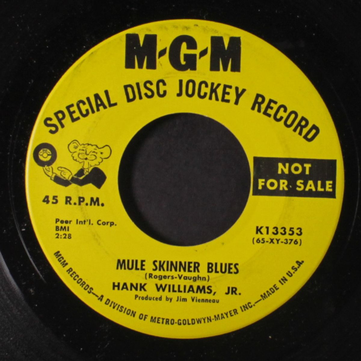 mule skinner blues / i went to all that trouble for nothin' by HANK WILLIAMS, JR.