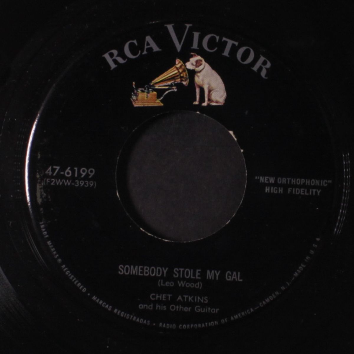 somebody stole my gal / shine on harvest moon by CHET ATKINS