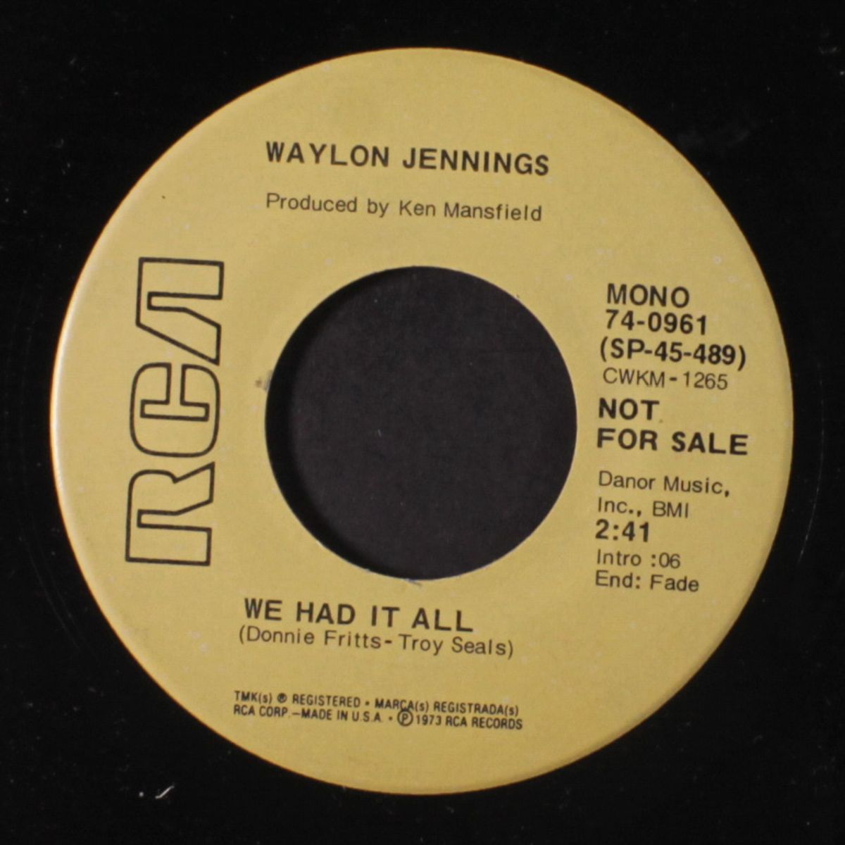 we had it all / mono by WAYLON JENNINGS
