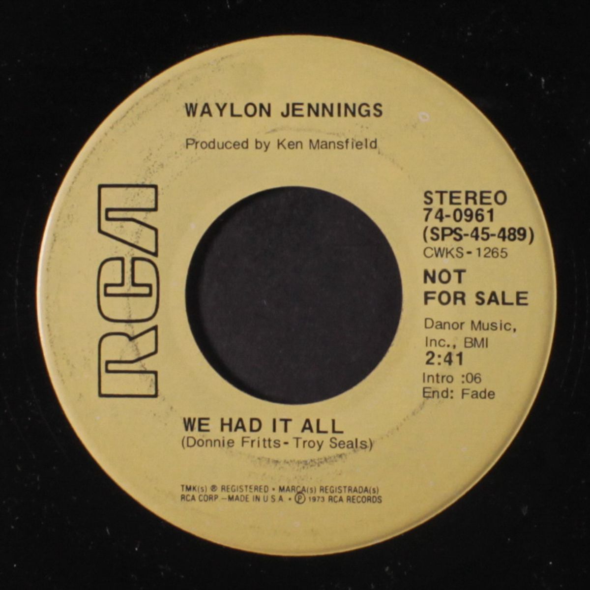 we had it all / mono by WAYLON JENNINGS