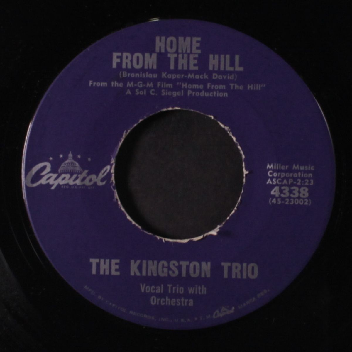 el matador / home from the hill by KINGSTON TRIO