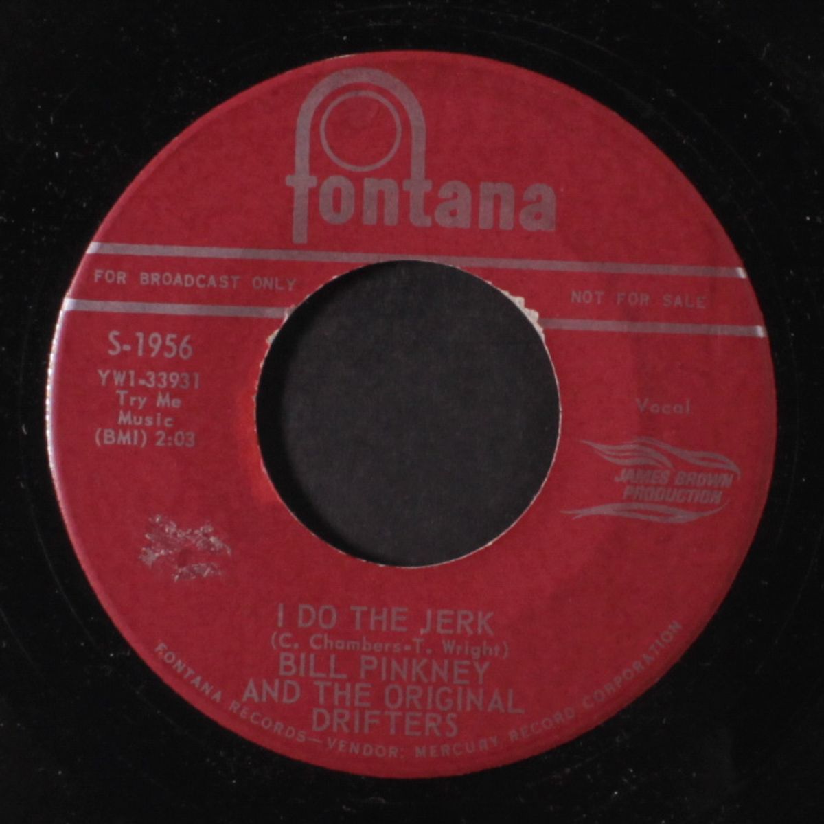 don't call me / i do the jerk by BILL PINKNEY