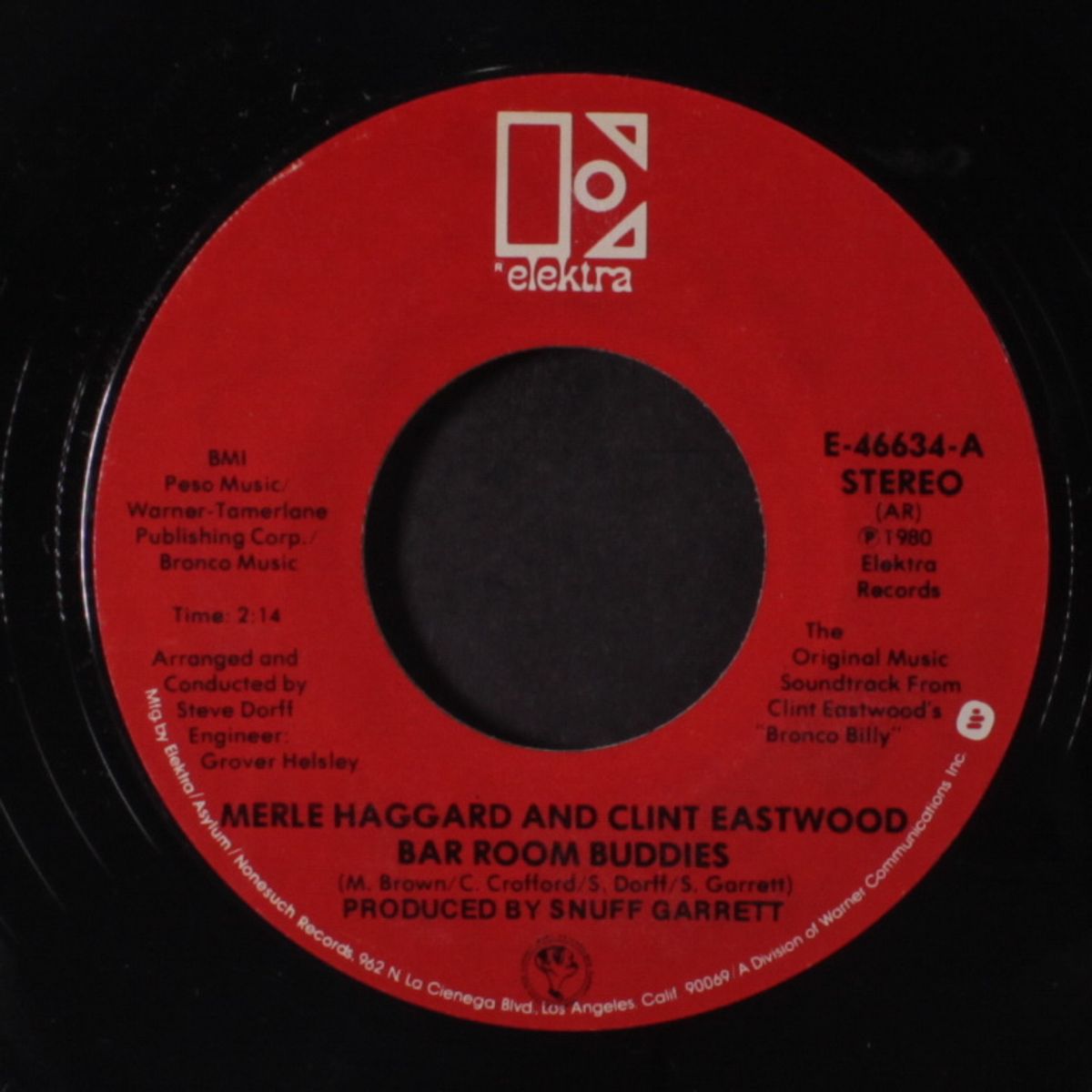 bar room buddies / the not so great train robbery by MERLE HAGGARD & CLINT EASTWOOD