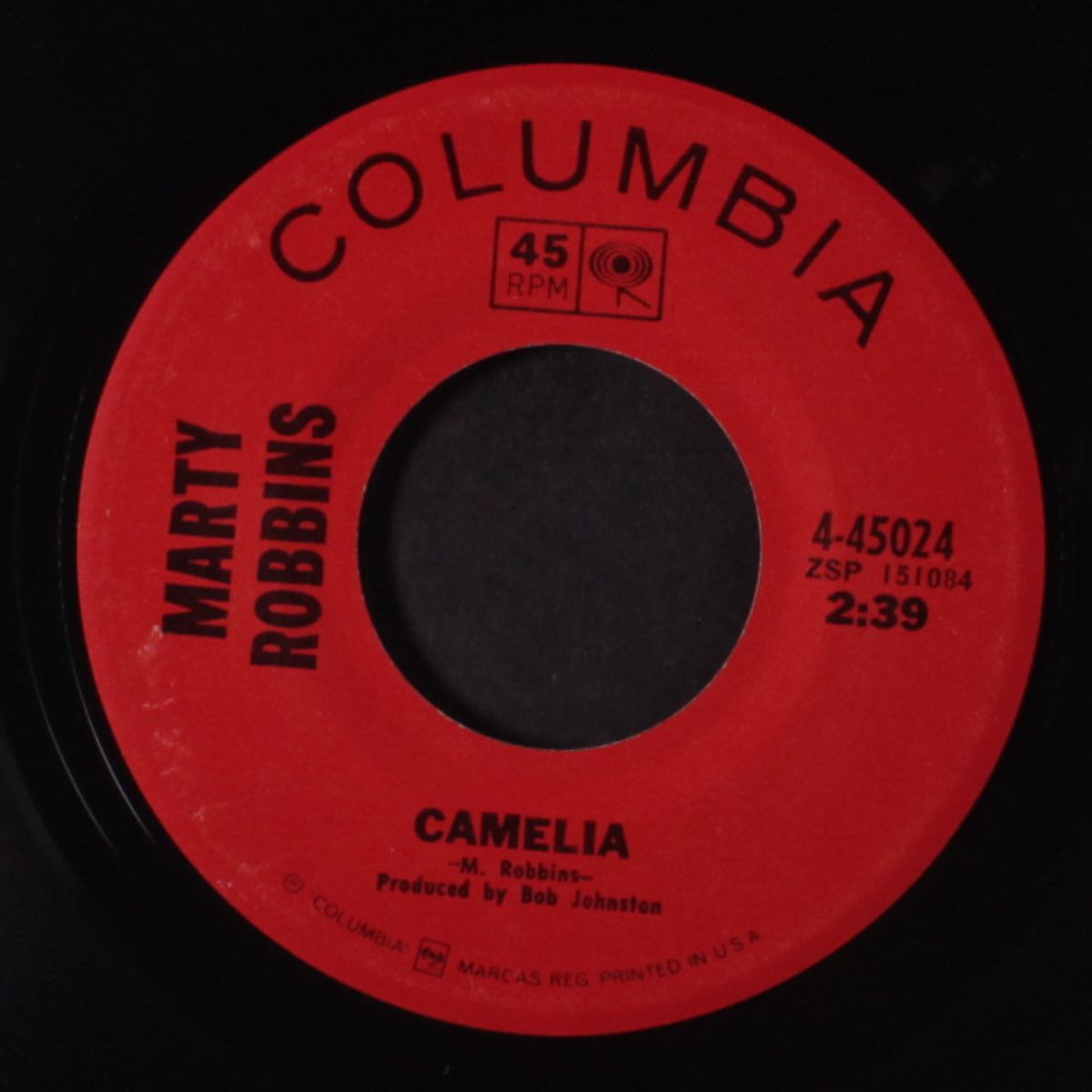 camelia / oh virginia by MARTY ROBBINS
