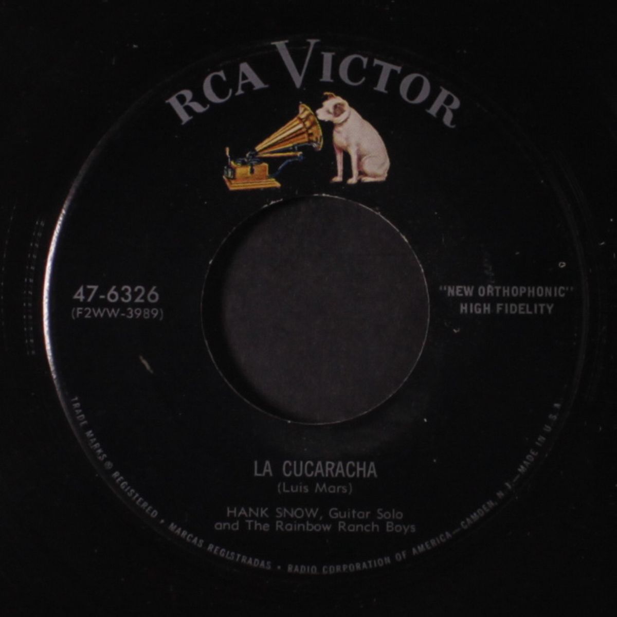 la cucaracha by HANK SNOW
