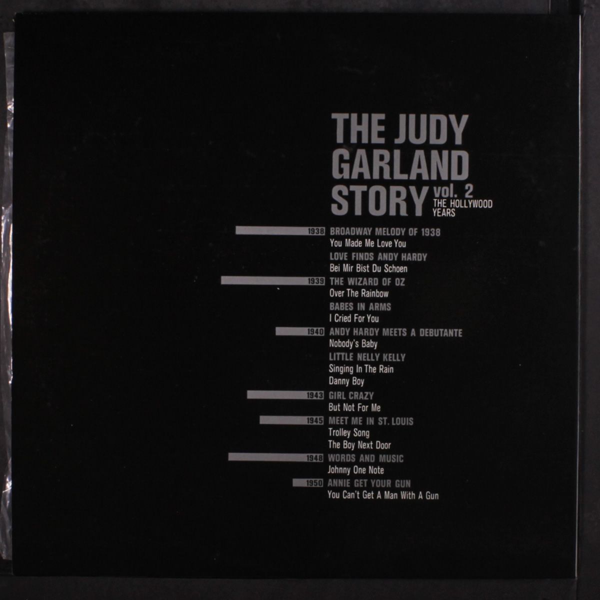 story, vol. 2; the hollywood years by JUDY GARLAND