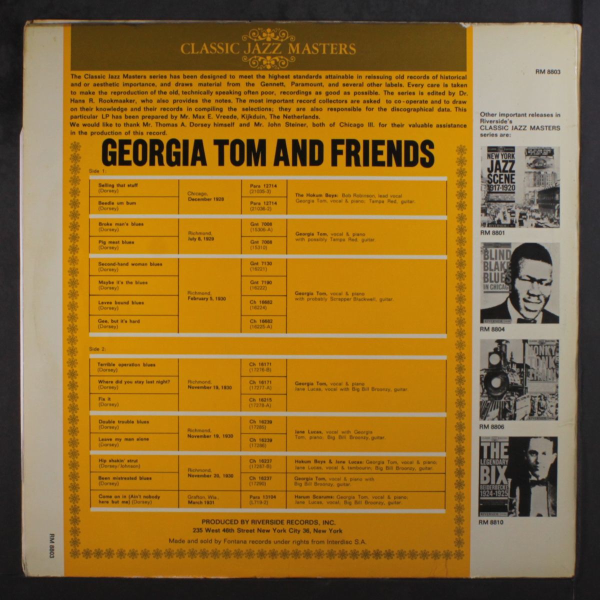 georgia tom & friends by GEORGIA TOM