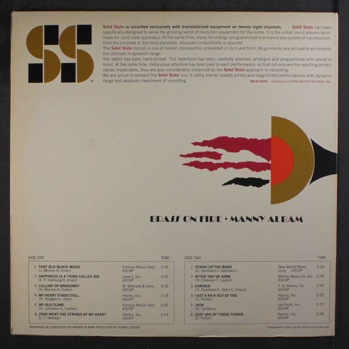 brass on fire by MANNY ALBAM