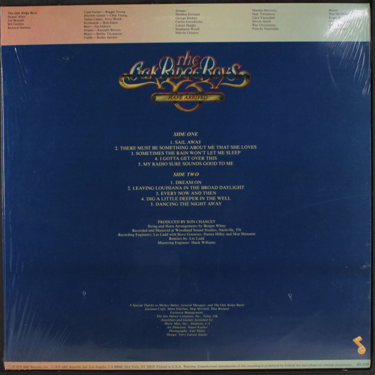 have arrived by OAK RIDGE BOYS