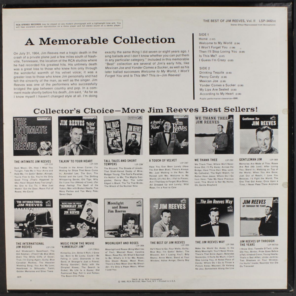 best of vol 2 by JIM REEVES