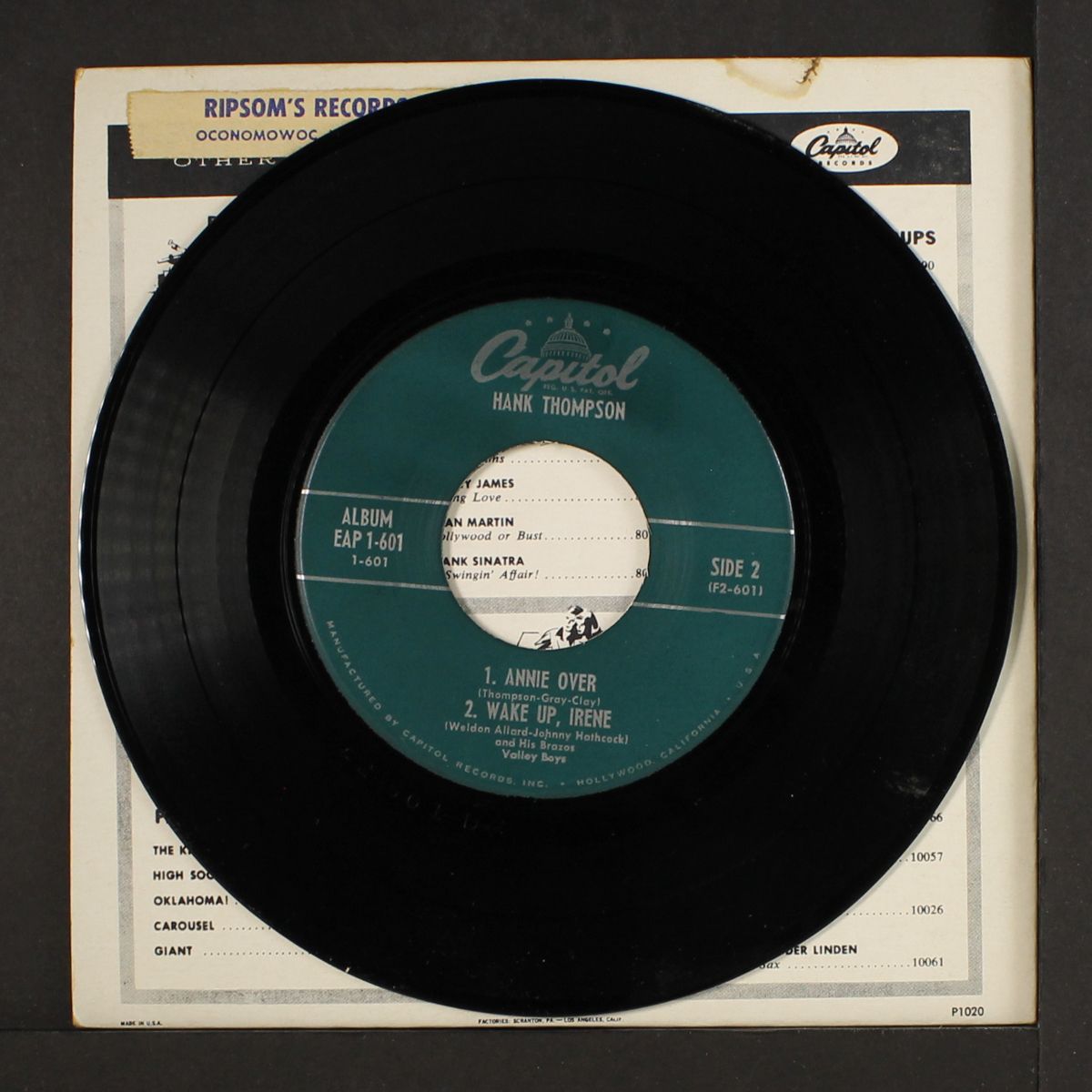 the new green light + 3 by HANK THOMPSON