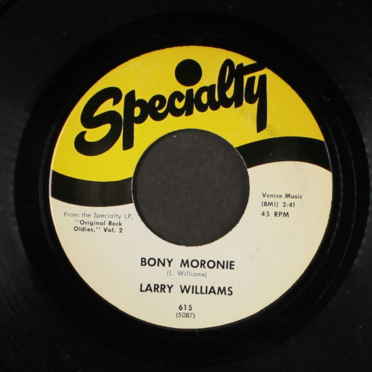 bony moronie / you bug me, baby by LARRY WILLIAMS