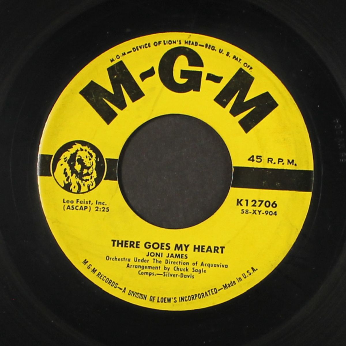 there goes my heart by JONI JAMES